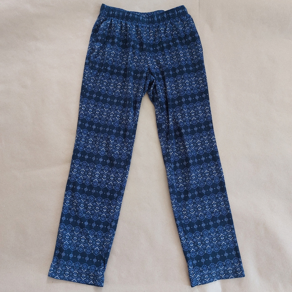 Eddie Bauer Blue Pajama Set Cozy Sleepwear